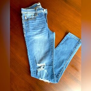 Kan Can Jeans/Womens/W7-27/Distressed/Skinny